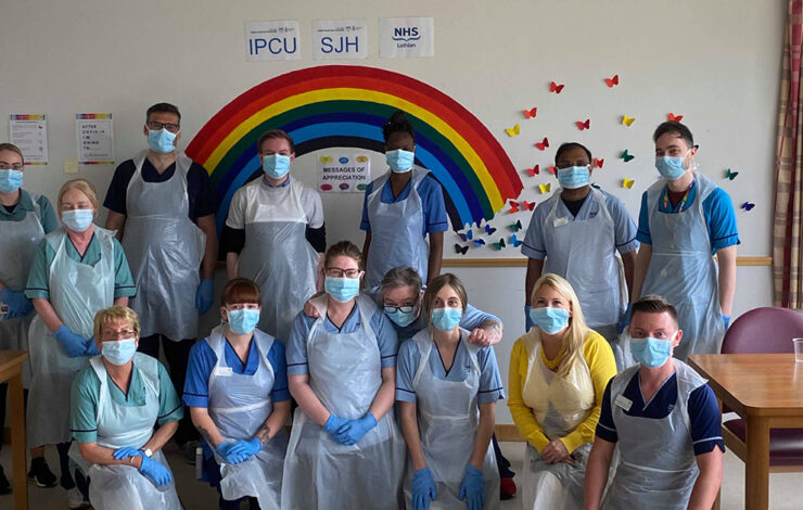 NHS Lothian COVID-19 Appeal Group Photo