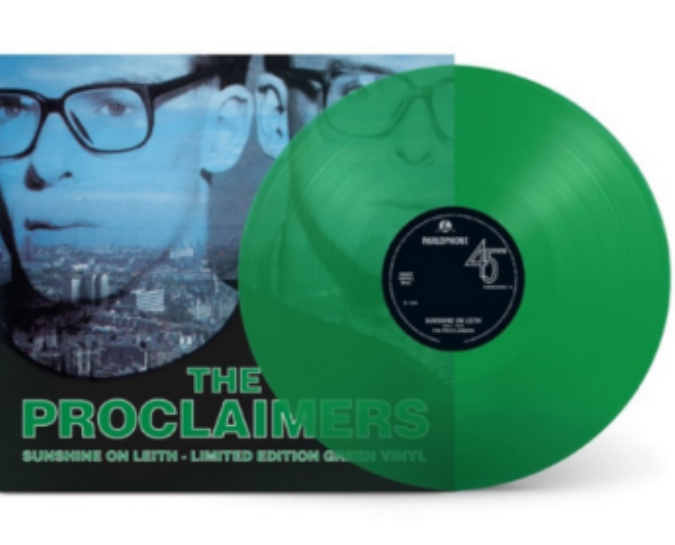 Proclaimers CD cover and green CD