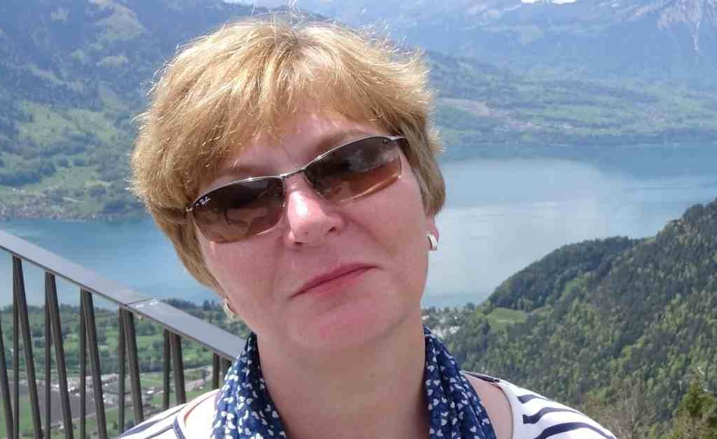 NHS Lothian Charity Supporter Pamela Graham on holiday in Interlaken