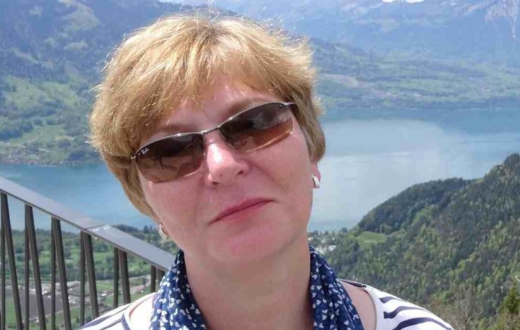 NHS Lothian Charity Supporter Pamela Graham on holiday in Interlaken