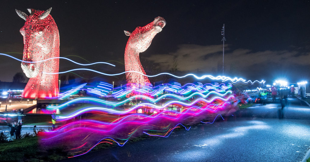 Supernova Kelpies NHS Lothian Charity