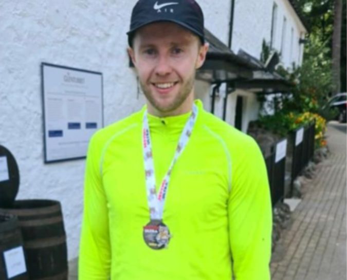Darren Dalrymple running an ultra-marathon to raise money for NHS Lothian Charity