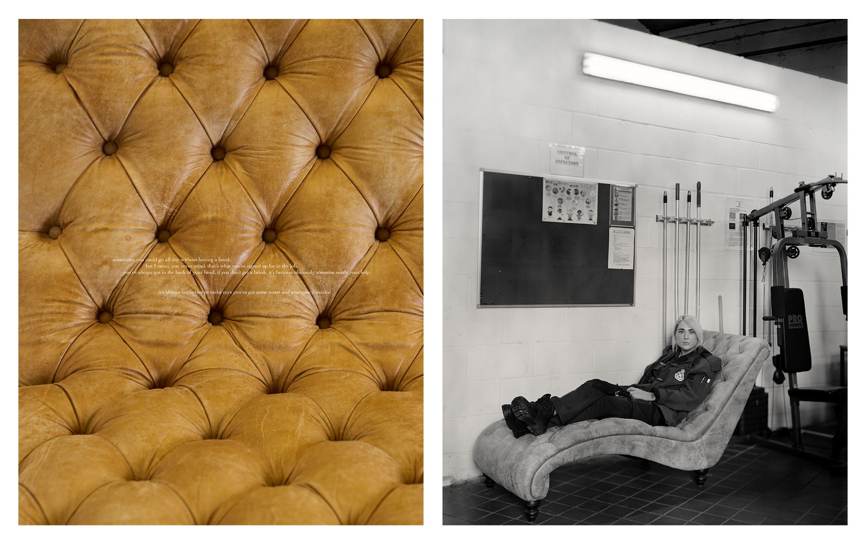 Diptych image of Kayleigh Gibson and their haven