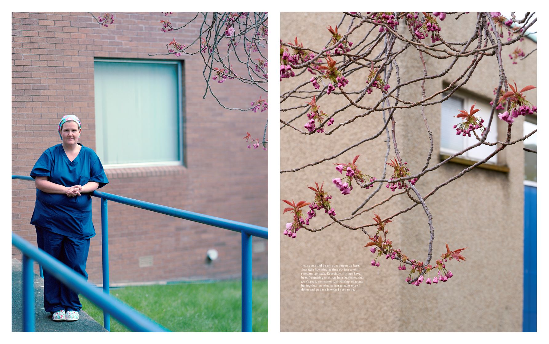 Diptych image of Shonagh Anderson and their haven
