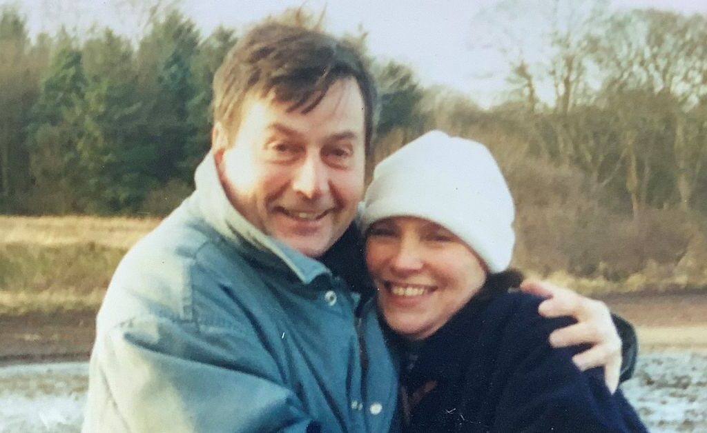 Richard and Jean smiling at the camera