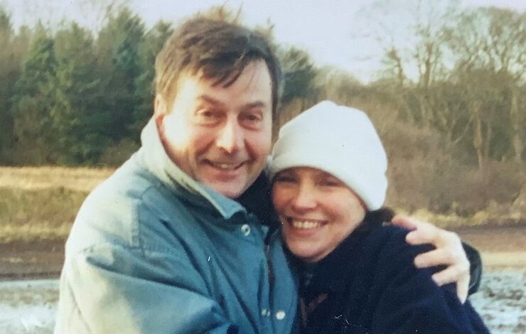 Richard and Jean smiling at the camera