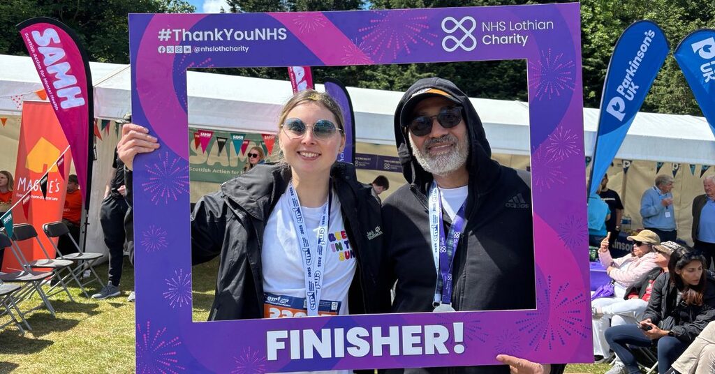 EMF runners with finisher board