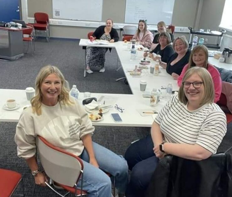 The Midlothian Hospital at Home team on their team building day