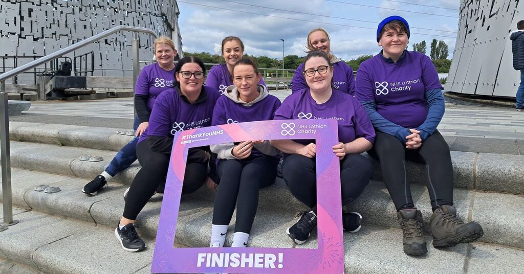 Purple Butterfly Project taking on the Kelpies Experience