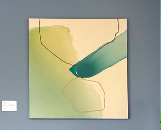 Colourful painting by Sean Obrzud