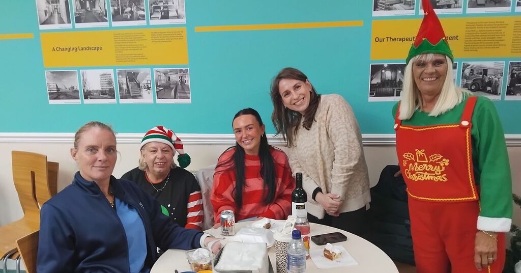 Unison staff celebrating National Elf Service Day across NHS Lothian sites