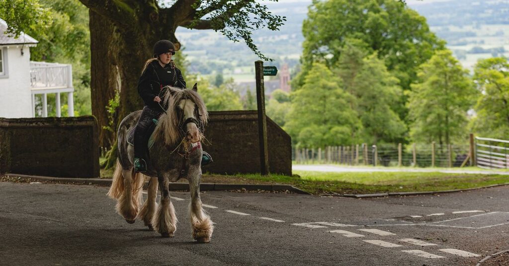Horse riding - Peer support weekend with Teenage Cancer Trust at Crieff Hydro