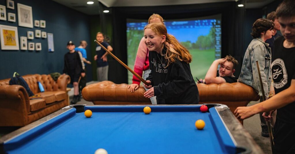 Pool - Peer support weekend with Teenage Cancer Trust at Crieff Hydro