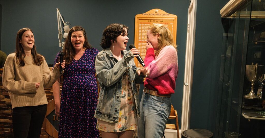 Karaoke - Peer support weekend with Teenage Cancer Trust at Crieff Hydro