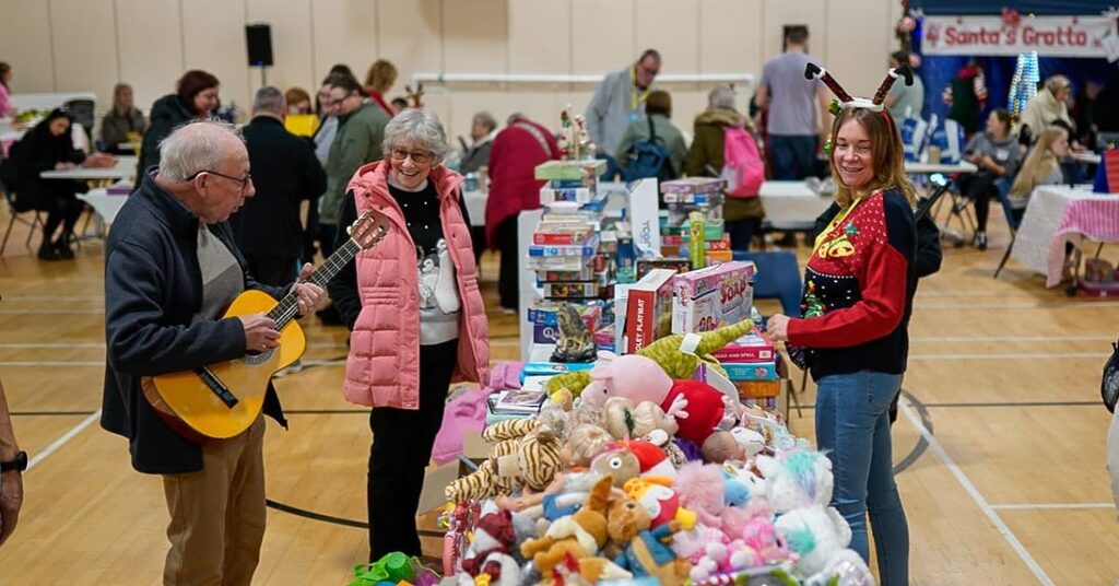 stalls at the FACE winter fair