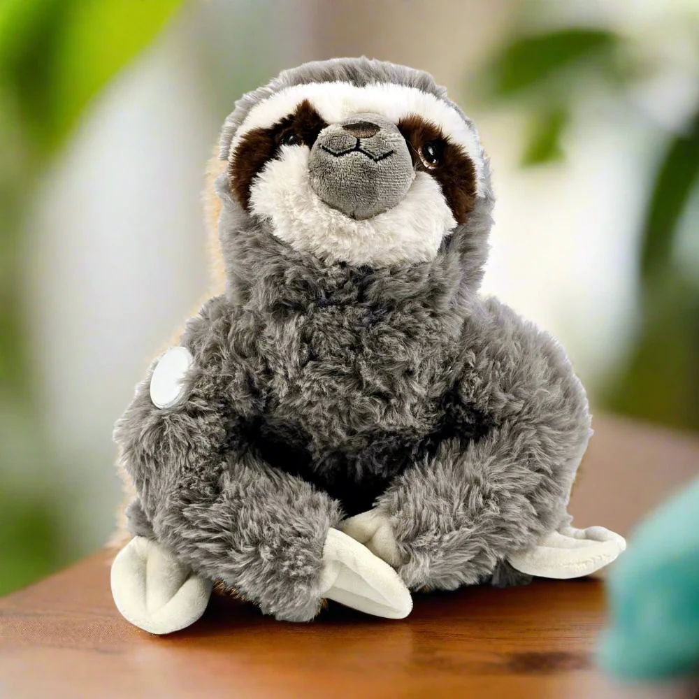 sammy the sloth with is libre monitor