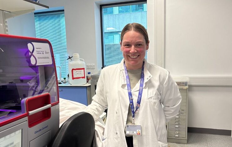 Charlene Kay, PhD fellow funded by the Charity's Breast Cancer Institute