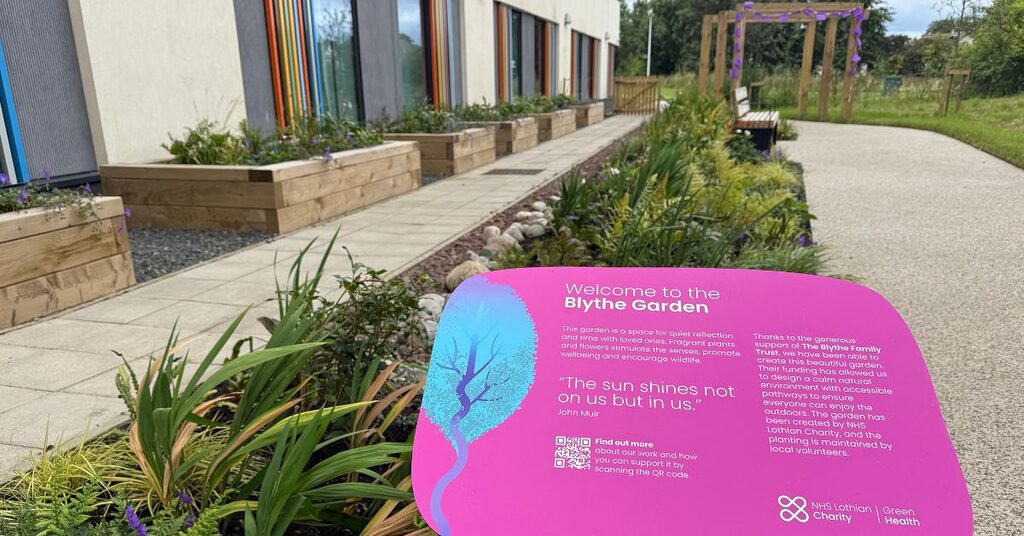 Opening of the new ward gardens at East Lothian Community Hospital