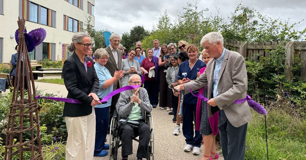 Opening of the new ward gardens at East Lothian Community Hospital