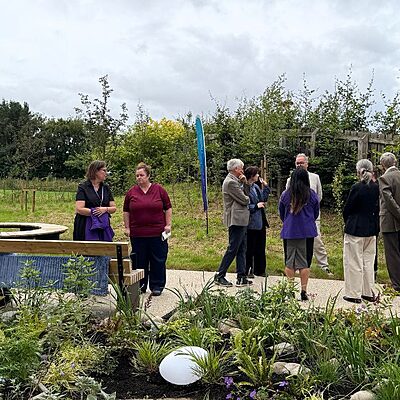Opening of the new ward gardens at East Lothian Community Hospital