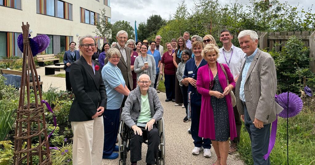 Opening of the new ward gardens at East Lothian Community Hospital