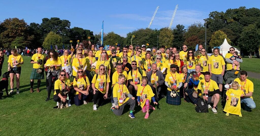 Team Babs at the Edinburgh Kiltwalk